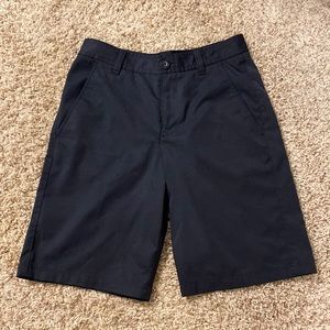 Black Under Armour Boys Golf Shorts